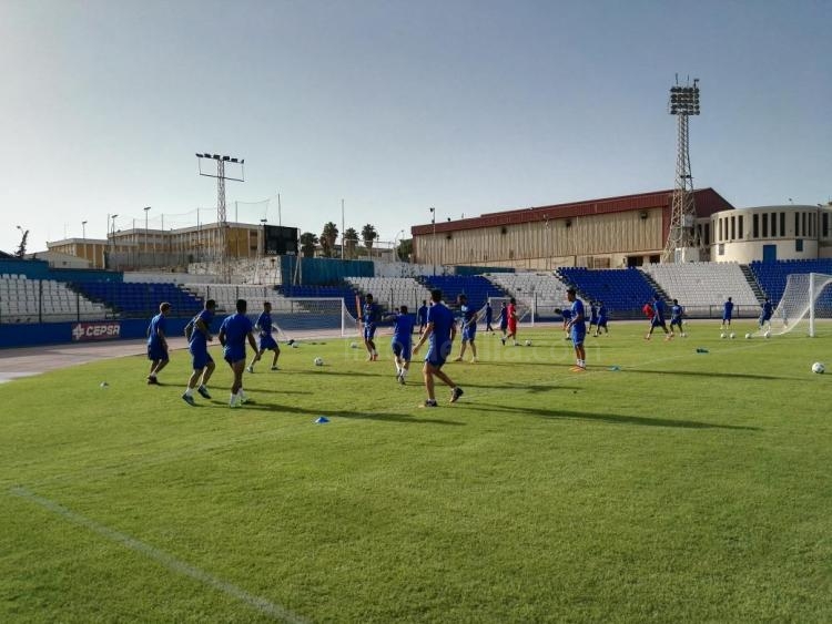 Doble sesión de trabajo para la Unión Deportiva Melilla