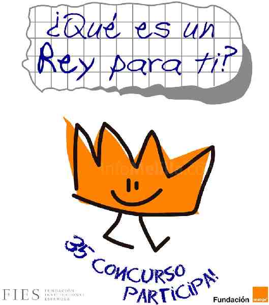 Una alumna de primero de ESO, elegida para el concurso ¿Qué es un Rey para ti?