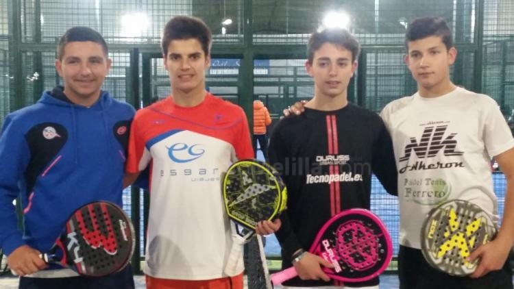 Padel: Gran actuación de los hermanos Moya en la primera cita Nacional de Menores