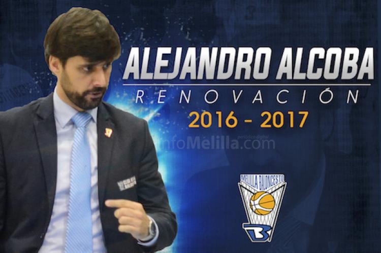 Alejandro Alcoba seguirá guiando al Club Melilla Baloncesto