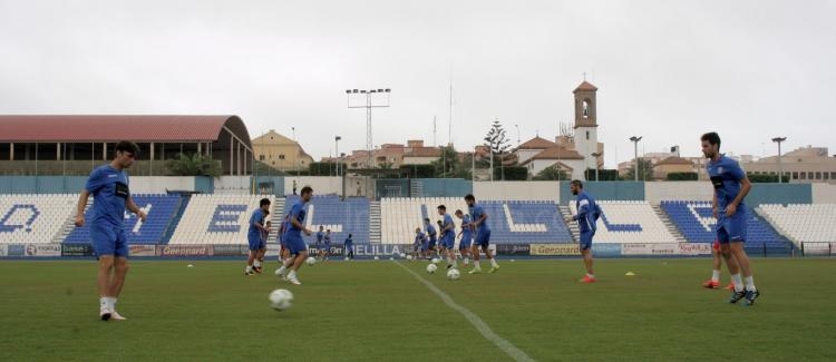 La U.D. Melilla, enfrascada en la preparación del partido frente al Cartagena