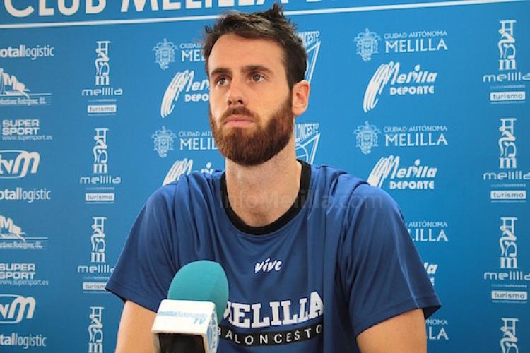 Pablo Almazán (jugador de CB Melilla): “Estamos con ganas de jugar ante nuestro público"