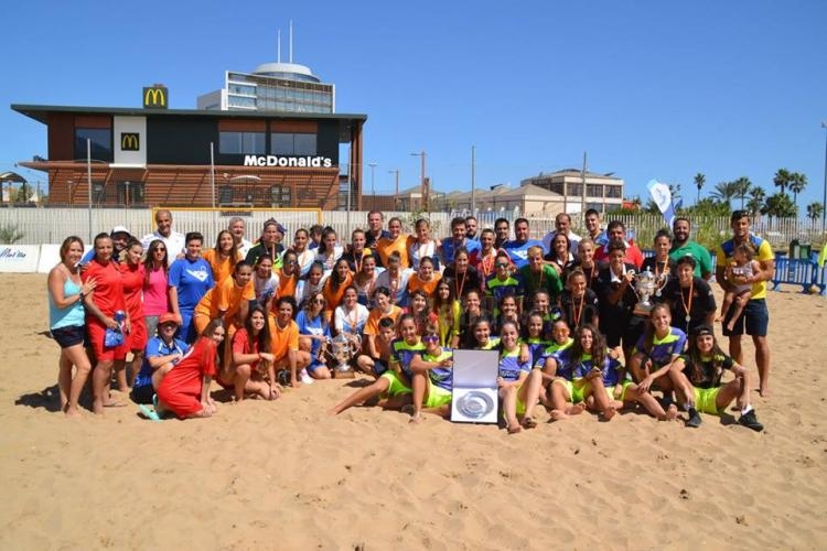 El CD Bala Azul se proclama campeón del I Campeonato de España de Clubes de Fútbol Playa Femenino