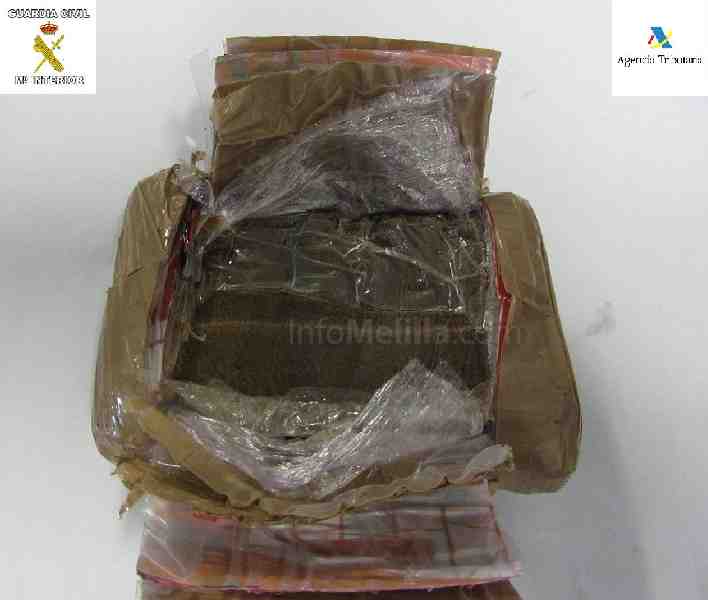 Ingresa en prisión un detenido con más de 36 kilos de hachís ocultos vehículo