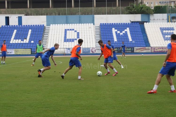 La U.D. Melilla, enfrascada en la preparación del partido frente al Cartagena