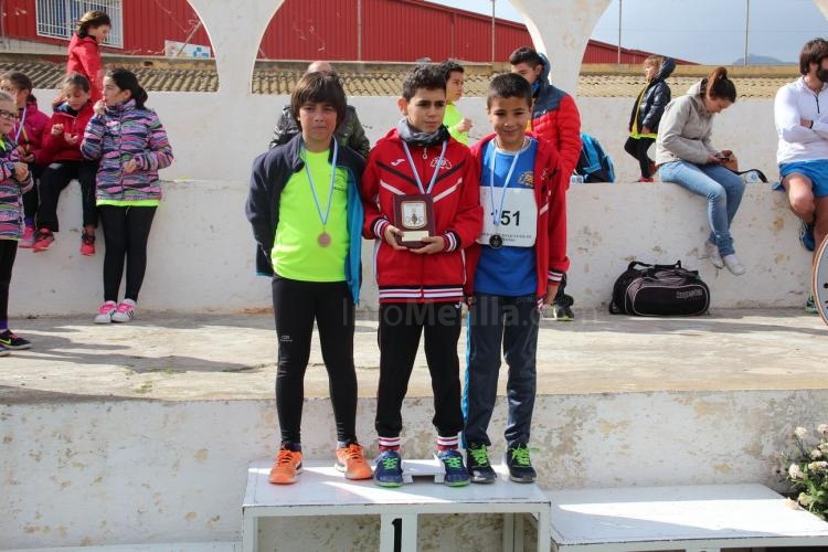 Cross: Nuevo éxito de otra prueba atlética a través del Cross federativo organizado por la Federación Melillense