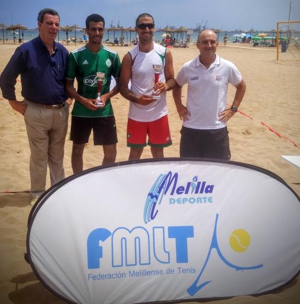 Tenis Playa: Las parejas melillenses se proclaman campeones del I Torneo Internacional Melilla Ciudad Europea del Deporte