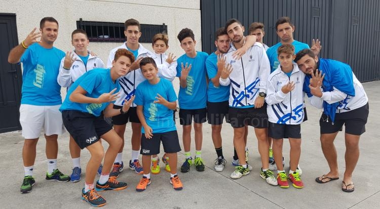 Padel: La Selección de masculina de Menores logra el 4º puesto en 1ª categoría en el Campeonato de España