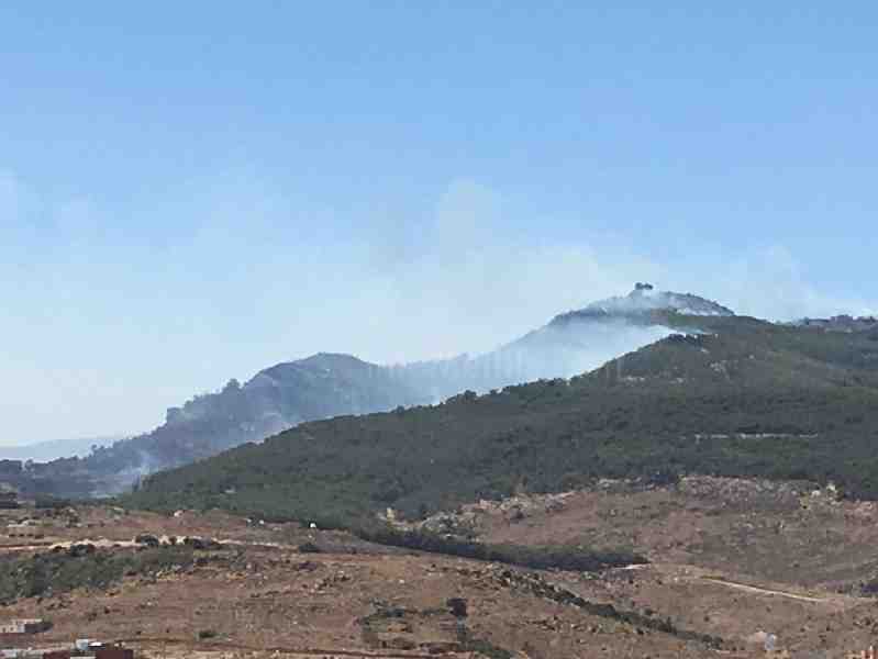 El incendio del monte Gurugú está controlado "en un 70%" según Marruecos