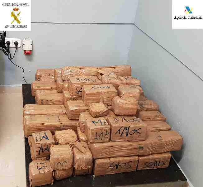 Intervenidos 192 kg de hachís en Melilla, la segunda mayor aprehensión del año