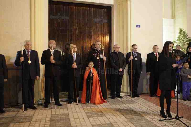 El Cristo Humillado muestra a los melillenses sus heridas y su dolor en la noche del Martes Santo