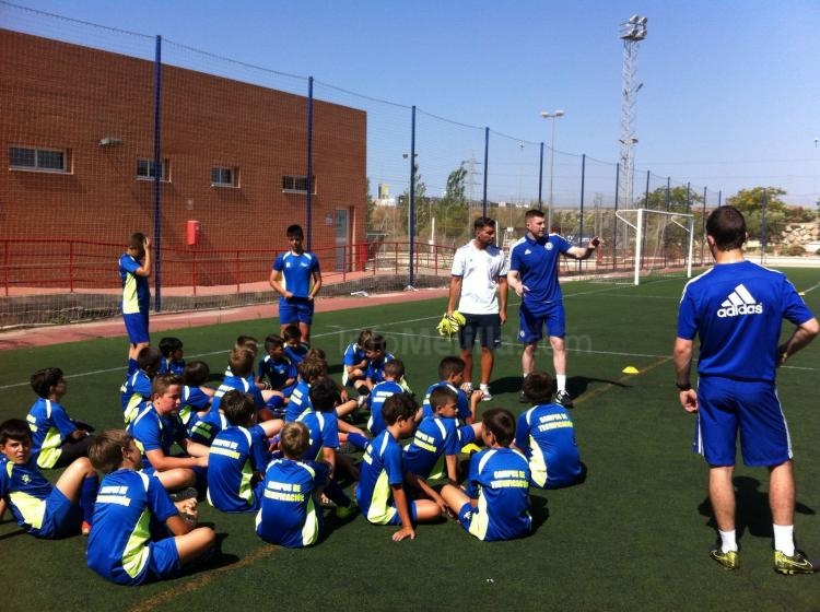 Satisfactoria experiencia de nuestros niños del Campus de Tecnificación con la Chelsea FC Foundation en Málaga