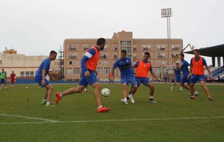 La U.D. Melilla, enfrascada en la preparación del partido frente al Cartagena