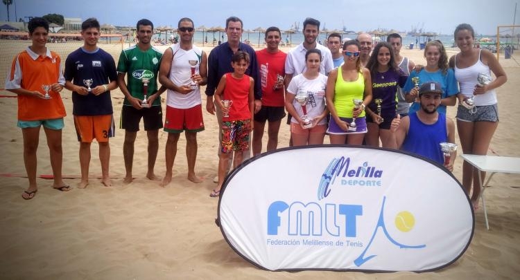 Tenis Playa: Las parejas melillenses se proclaman campeones del I Torneo Internacional Melilla Ciudad Europea del Deporte