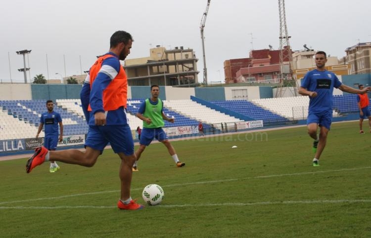 La U.D. Melilla, enfrascada en la preparación del partido frente al Cartagena