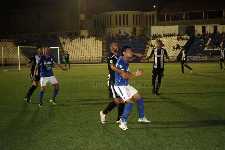 El Melilla cosecha su cuarto empate consecutivo ahora ante el Catagena y en casa (1-1)