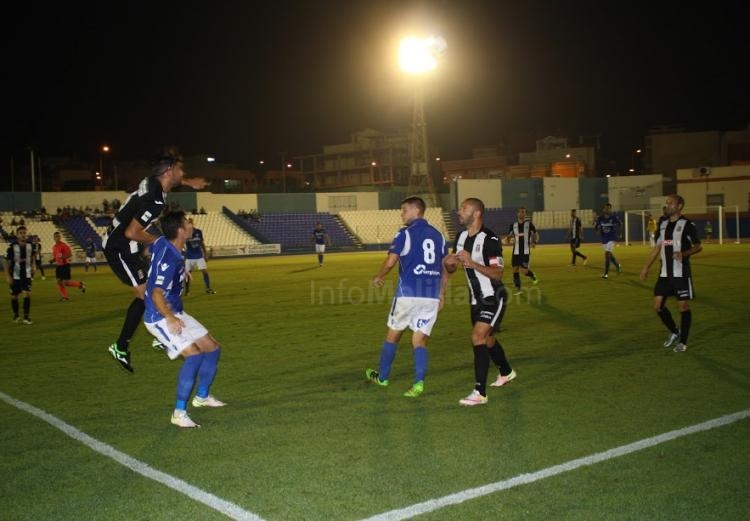 El Melilla cosecha su cuarto empate consecutivo ahora ante el Catagena y en casa (1-1)