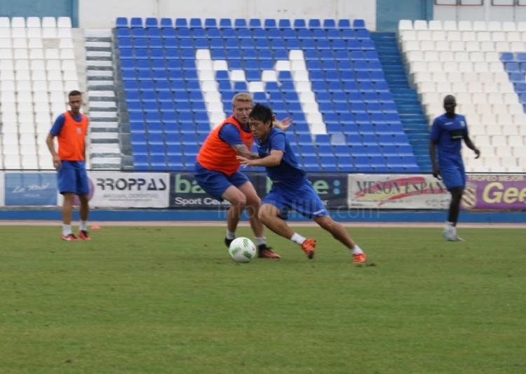 Unión Deportiva Melilla: Trabajo regenerativo y compensatorio para comenzar la semana