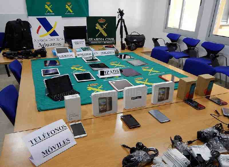 La Guardia Civil recupera en Melilla efectos de robos cometidos en Holanda y valorados en más de 13.000 euros
