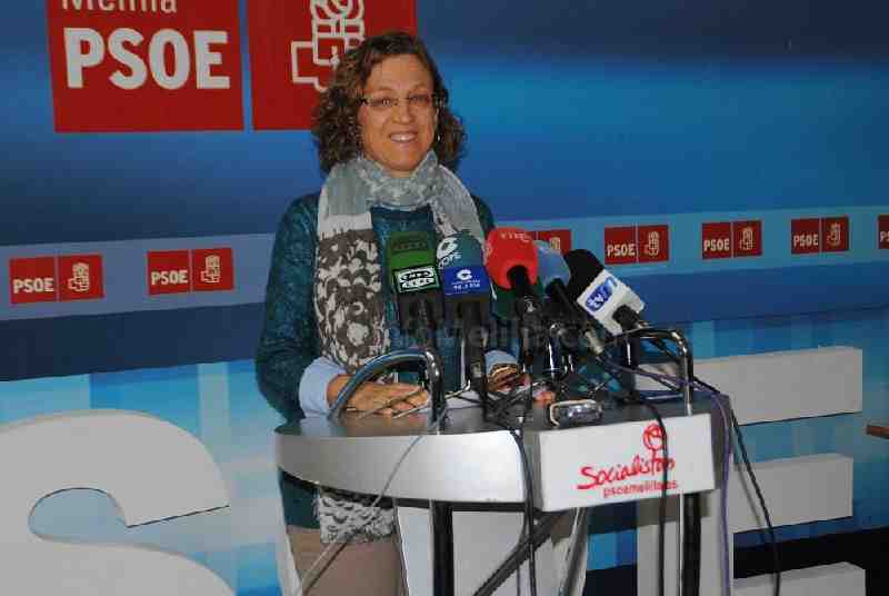 Gloria Rojas, presidenta de la Gestora del PSOE local