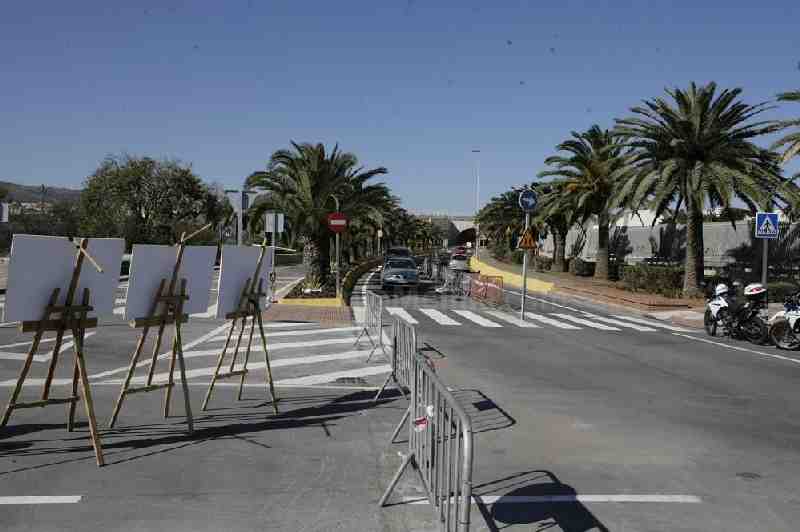 Inaugurada la nueva rotonda de la carretera de acceso al aeropuerto