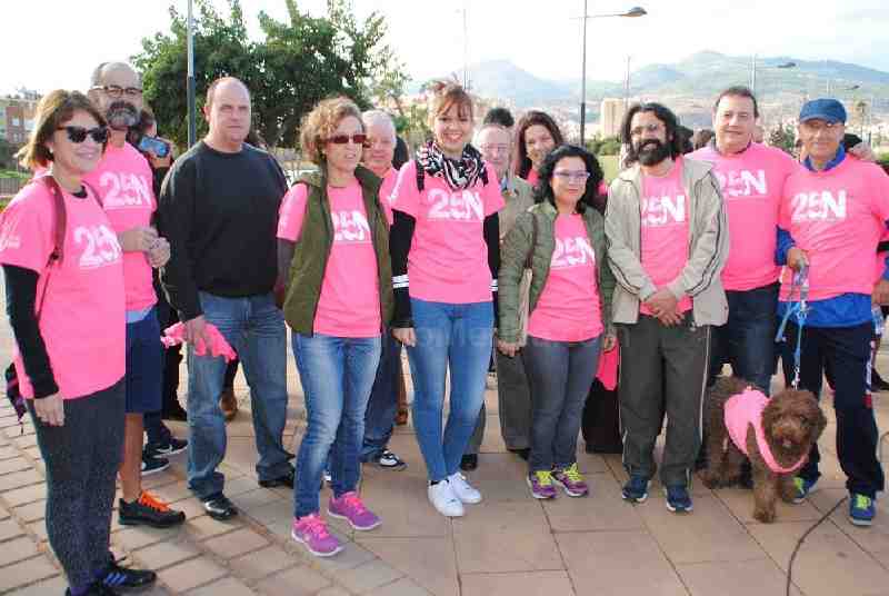Socialistas melillenses en el acto contra la violencia de género del pasado 25 de noviembre