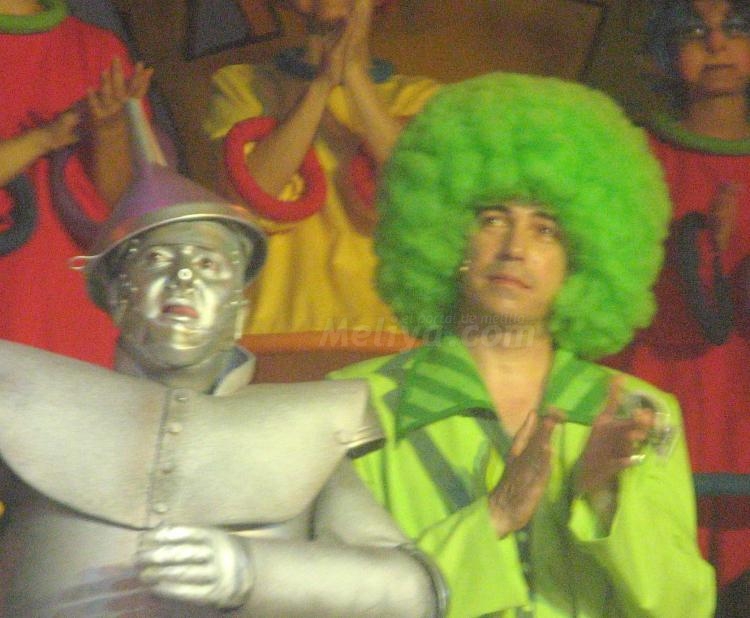 César junto a Raúl Belmonte en 'El Mago de Oz'.