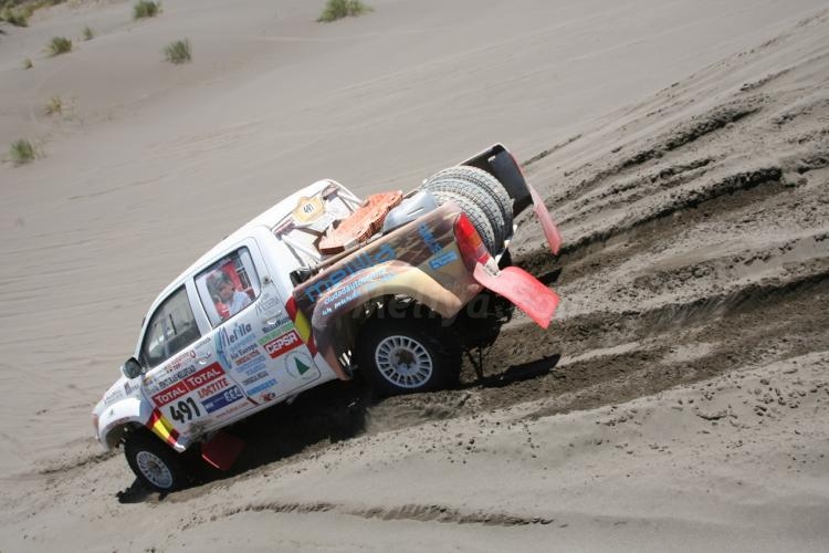 Excelente remontada del equipo "Ciudad de Melilla" en el Dakar
