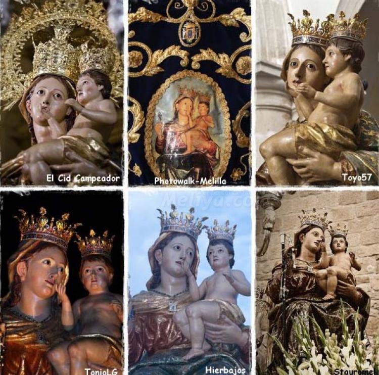 Las mejores fotografías de la Patrona Coronada de Melilla, la Virgen de la Victoria