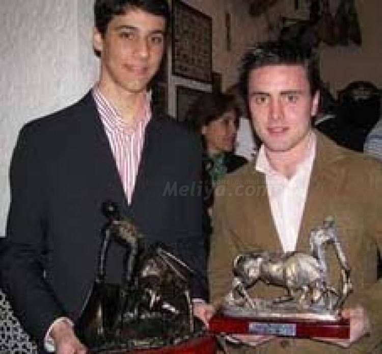 Antonio Criado con su gran amigo y compañero Adolfo Ramos.