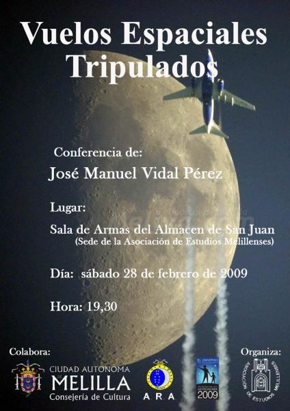 La Asociación Rusadir de Astronomía ofrece una conferencia sobre los "Vuelos Espaciales Tripulados"