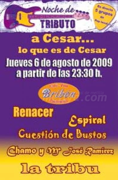 Cartel del acontecimiento musical.