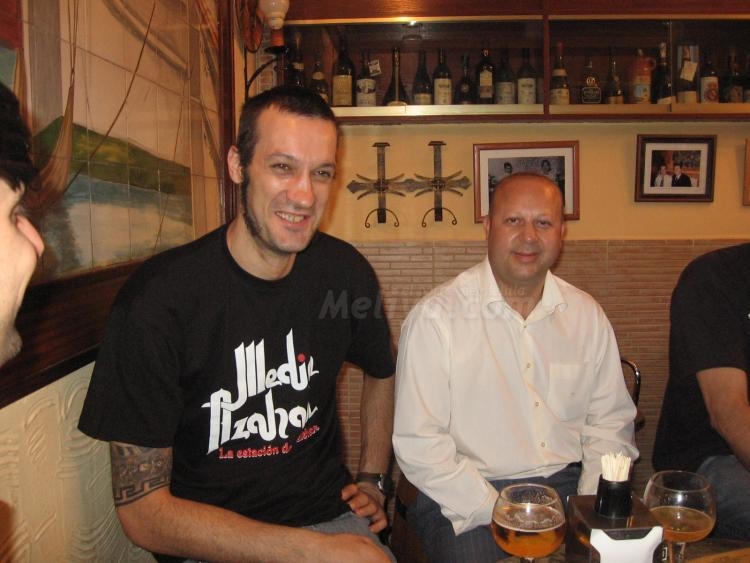Nacho Romero y Mustafa Mohand, incondicionales.