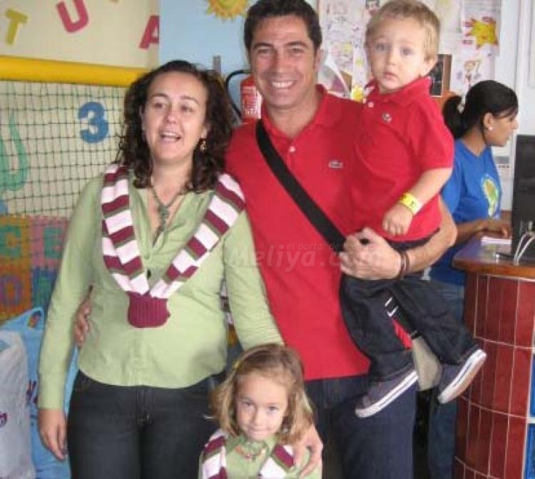 César Arrarás y su entrañable familia.