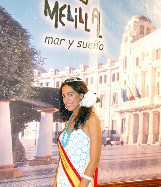 Cristina Merchán Fernández, la Reina de Melilla en la Feria del Sur de Europa