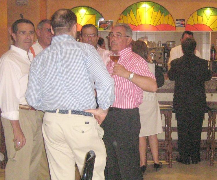 El general Muro con sus más directos colaboradores.
