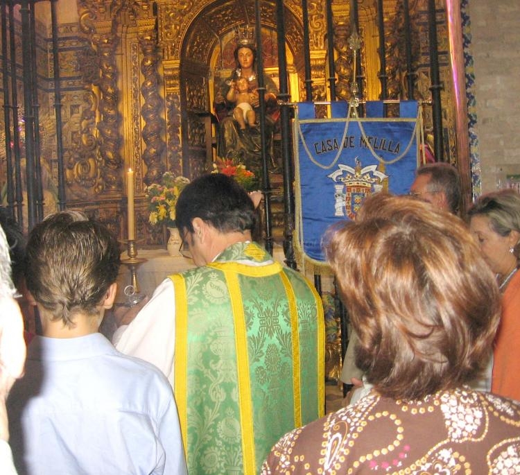 Gran fiesta en Sevilla para honrar a la Patrona de Melilla, la Virgen de la Victoria