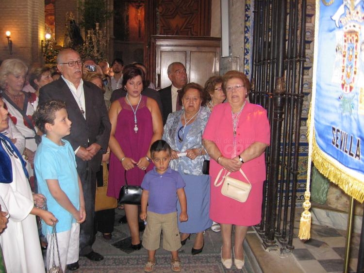 Gran fiesta en Sevilla para honrar a la Patrona de Melilla, la Virgen de la Victoria