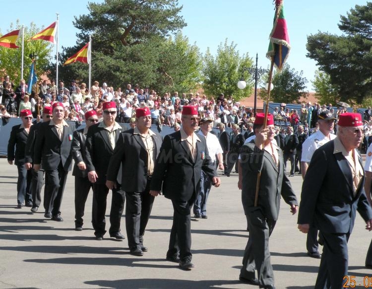 Melilla se enseñorea en tierras castellanas gracias a la Hermandad de Veteranos de Regulares
