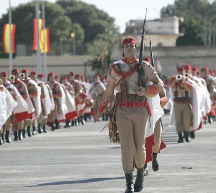La Infantería melillense se viste de gala para celebrar la Inmaculada Concepción de María