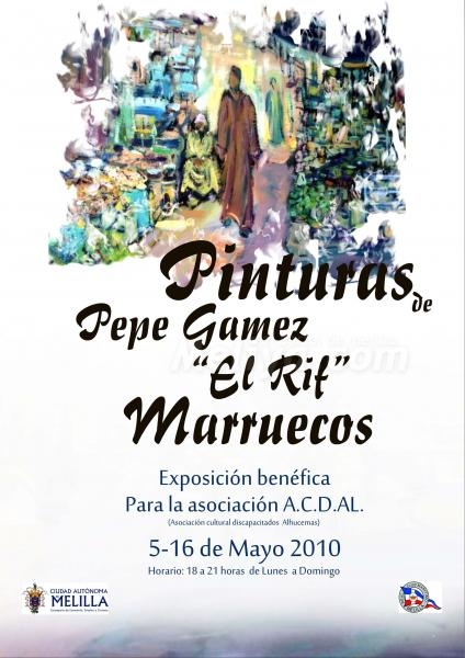 Pepe Gámez ilustra 'El Rif' en el Real Club Marítimo de Melilla