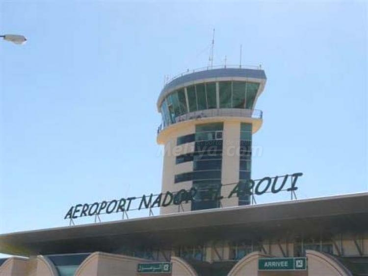 Torre de control del aeropuerto de Nador.