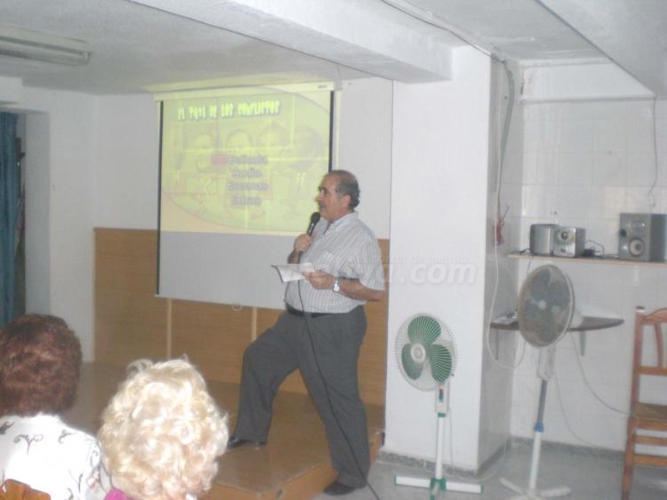 Fajardo, símbolo del cine español, en la Casa de Melilla en Almería
