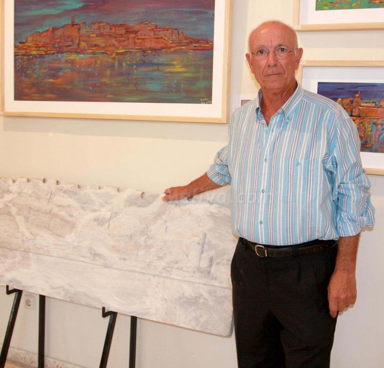 Pepe Gámez ilustra 'El Rif' en el Real Club Marítimo de Melilla