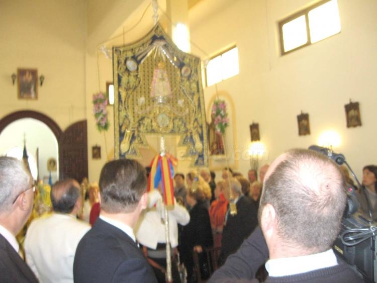 Simpecado de la Hermandad del Rocío de Melilla, una obra de arte