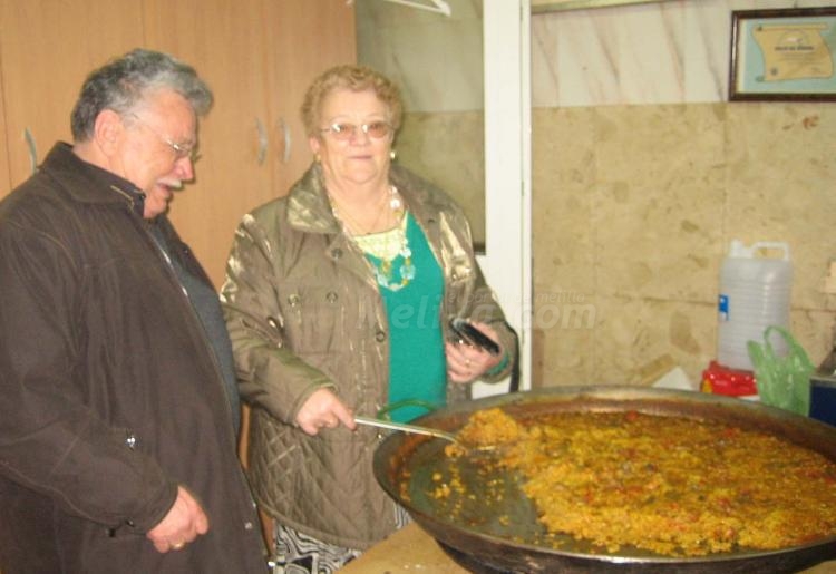 Centro de Hijos de Melilla, paella de los Rosa...ésto es vida