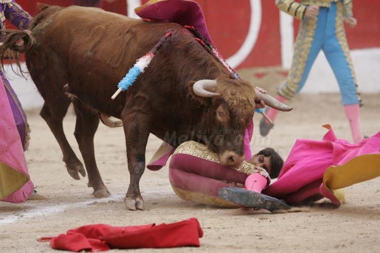 María de la Victoria unge de arte la muleta de Adolfo Ramos