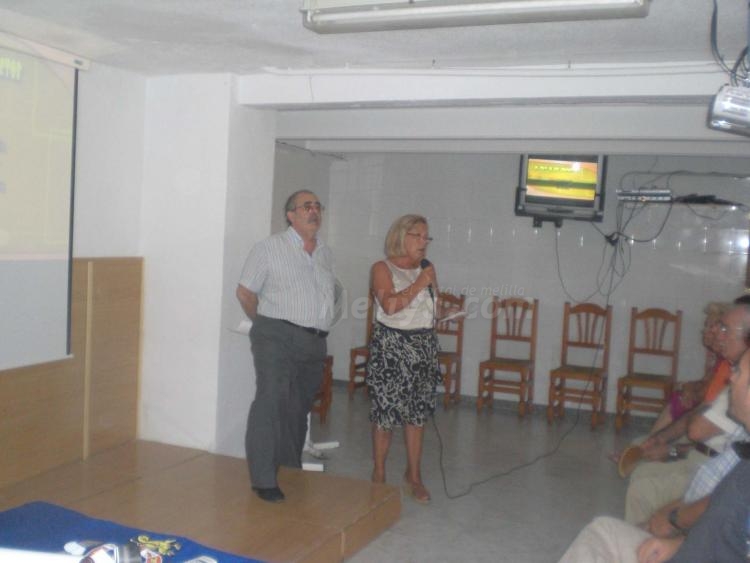 Fajardo, símbolo del cine español, en la Casa de Melilla en Almería