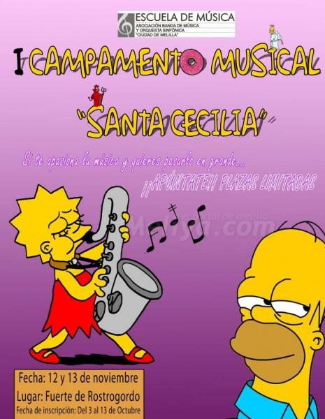 Todo preparado para la celebración de la Patrona de la Música, Santa Cecilia
