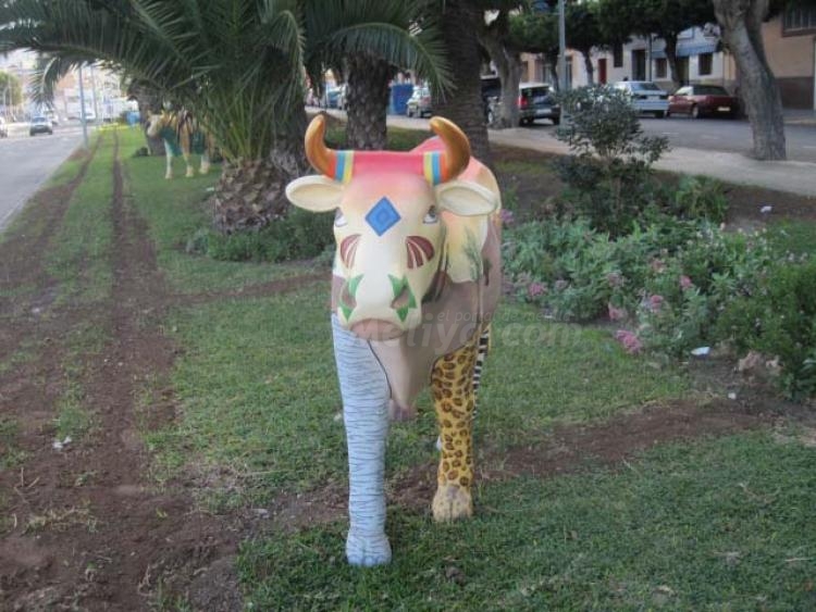 Las vacas del pueblo no se han escapado, riau, riau